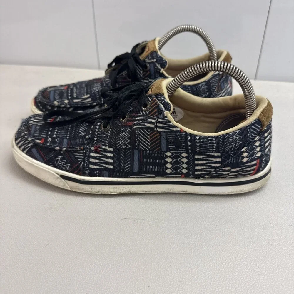 Twisted‎ X Women's Kicks Lace Southwestern Sneaker Moc Toe Multicolor Size 9.5M